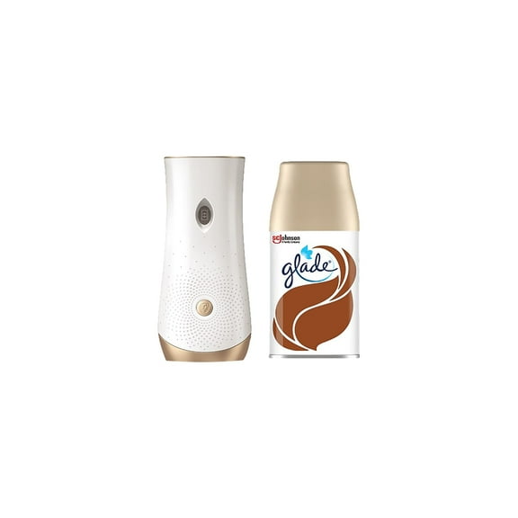 Glade SJN343258 Cashmere Woods Automatic Spray Starter Kit, White & Gold