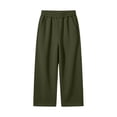 thumbnail image 2 of Nskgu Boys Wide Leg Pants Baggy Loose Fit Elastic Waist with Pockets for Big Kids, 2 of 7