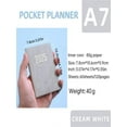 thumbnail image 2 of Gmogad Pocket Calendar 2024-2025 for Purse, Small Size Monthly & Weekly Academic Planner -12 Months, Hardcover Mini Pocket Planner, 3.1" x 4.2" Beige, 2 of 6
