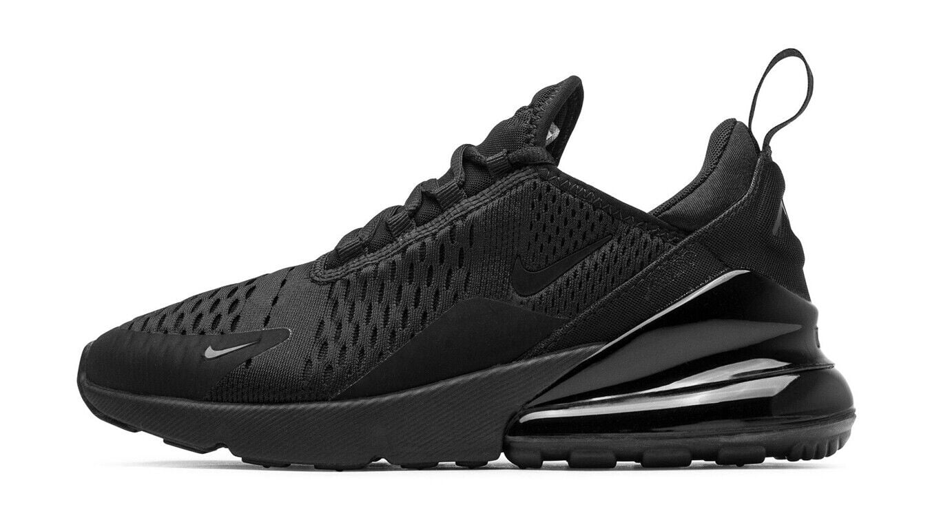 Nike Air Max 270 AH6789-006 Women's Triple Black Athletic Sneaker Shoes RS322 (8)
