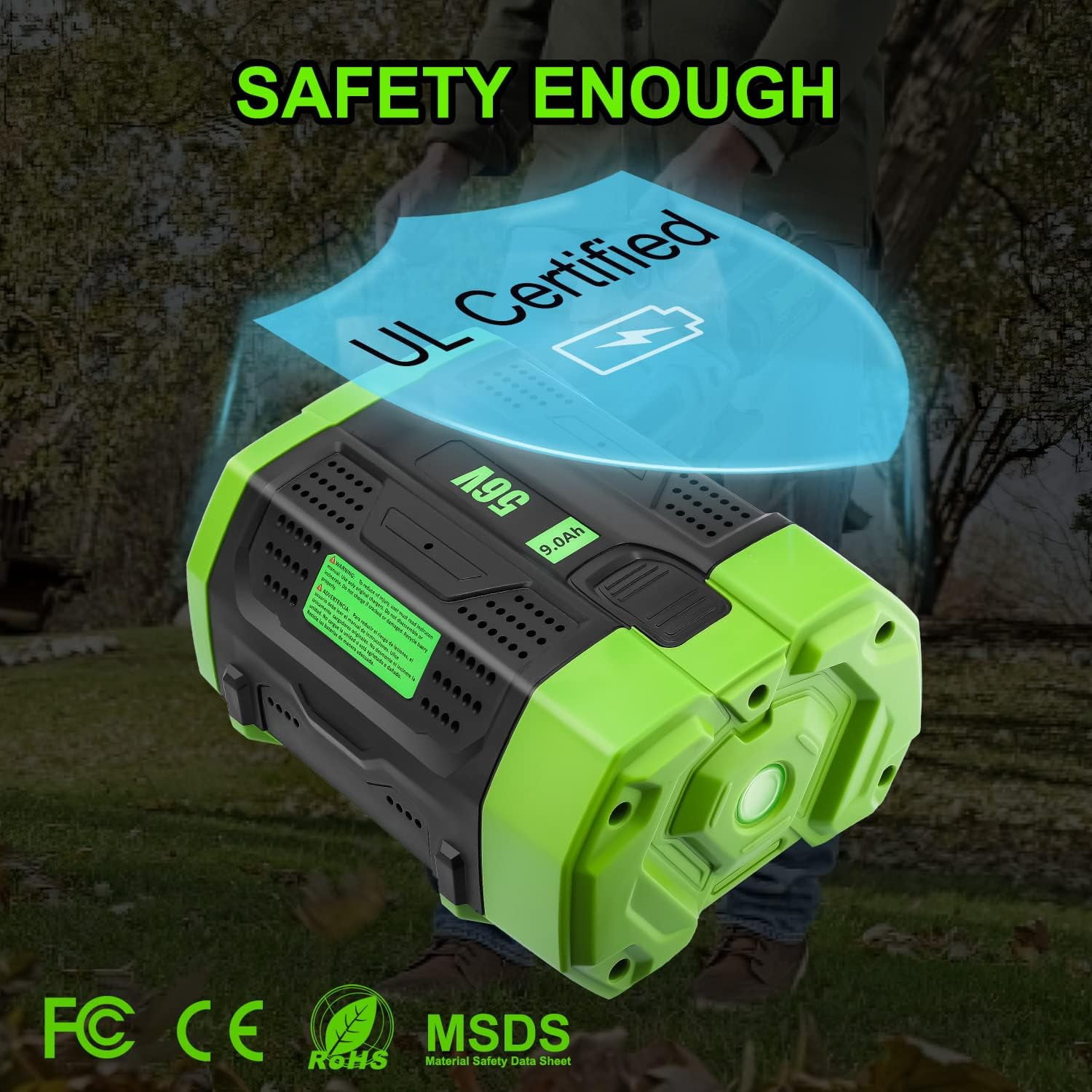 2Packs 56V 9.0Ah Replacement for EGO Battery BA2800T BA2800 BA4200 BA1400 Compatible with Ego 56V Battery Power+ Cordless Tools