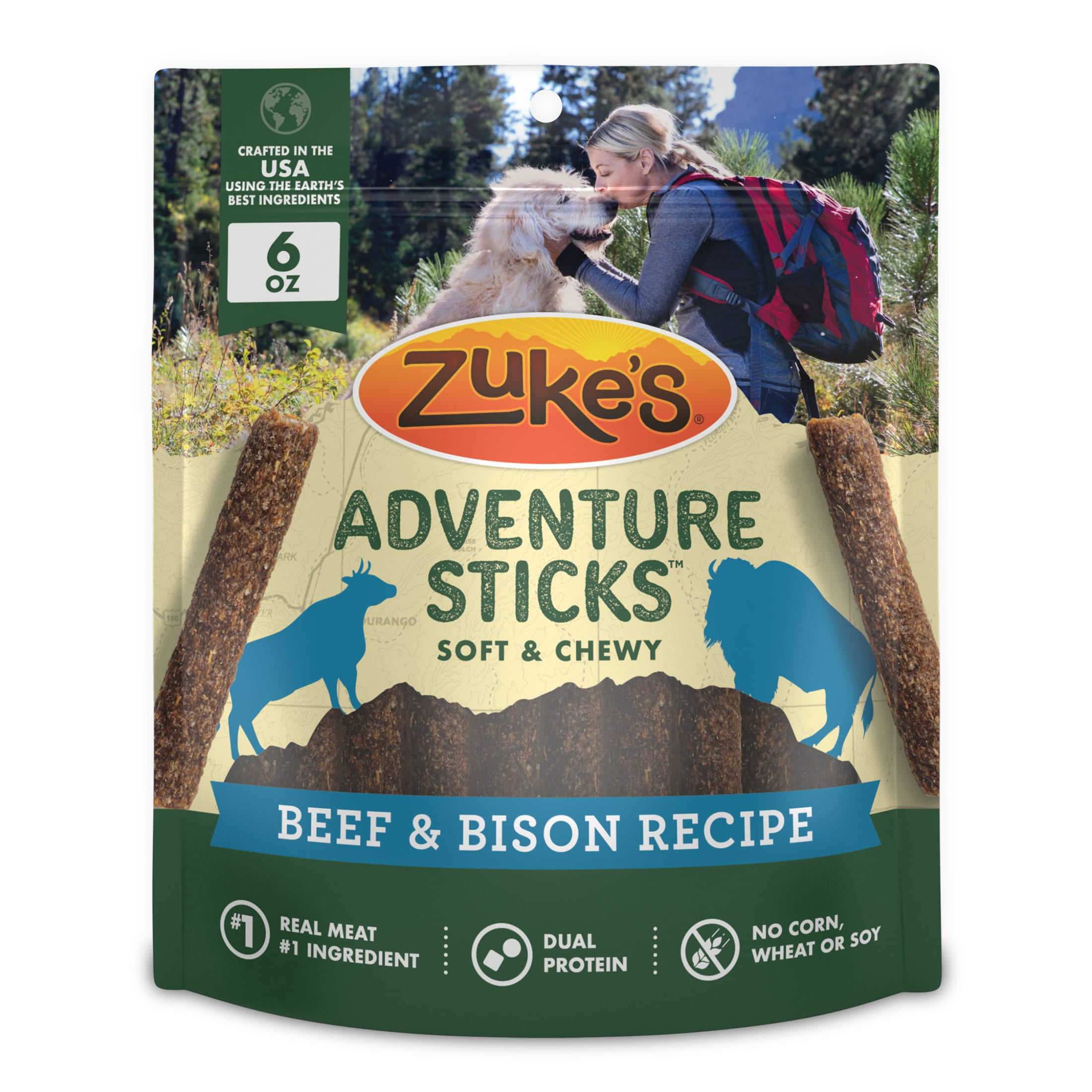 Zuke's Dog Puppy Naturals Pork & Chickpea 5oz - Walmart.com