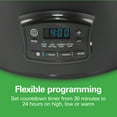thumbnail image 6 of Hamilton Beach Defrost & Go 6 Qt Programmable Slow Cooker, Stoneware Crock with Removable Pot, Black, 6 of 8