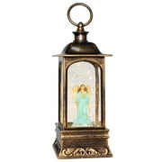 Christmas Angel Snow Globe Lantern, 3.5" LED Light, Battery/USB Powered, Shatterproof Holiday Decor, Perfect Christmas Gift for Kids & Adults