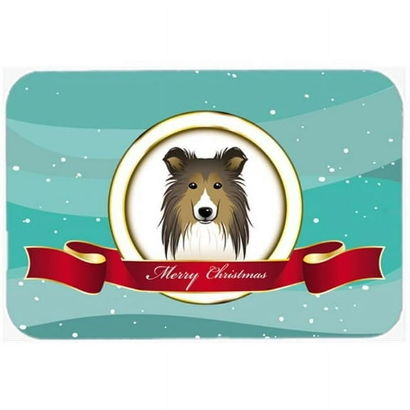 Dog Breed Merry Christmas Mouse Pad, Hot Pad or Trivet
