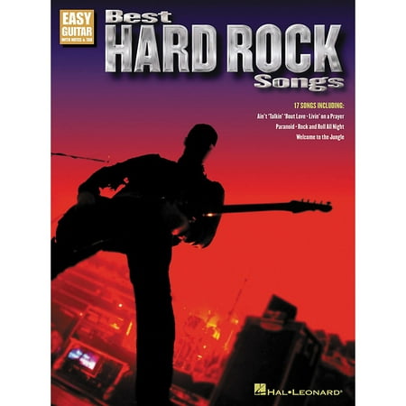 Hal Leonard Best Hard Rock Songs (Easy Guitar with Notes & (Best Guitar Pickups For Hard Rock)