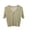 Army Green, variant on Women's Button down Cardigan Short Sleeve V Neck Ruffle Cute Comfy Crop Knit Sweater for Fall Casual,White,Free Size