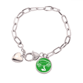 thumbnail image 1 of La línea de vehículos de enchufe de energía proteger ambiente Pulsera de cadena de corazón joyería encanto moda, 1 of 3