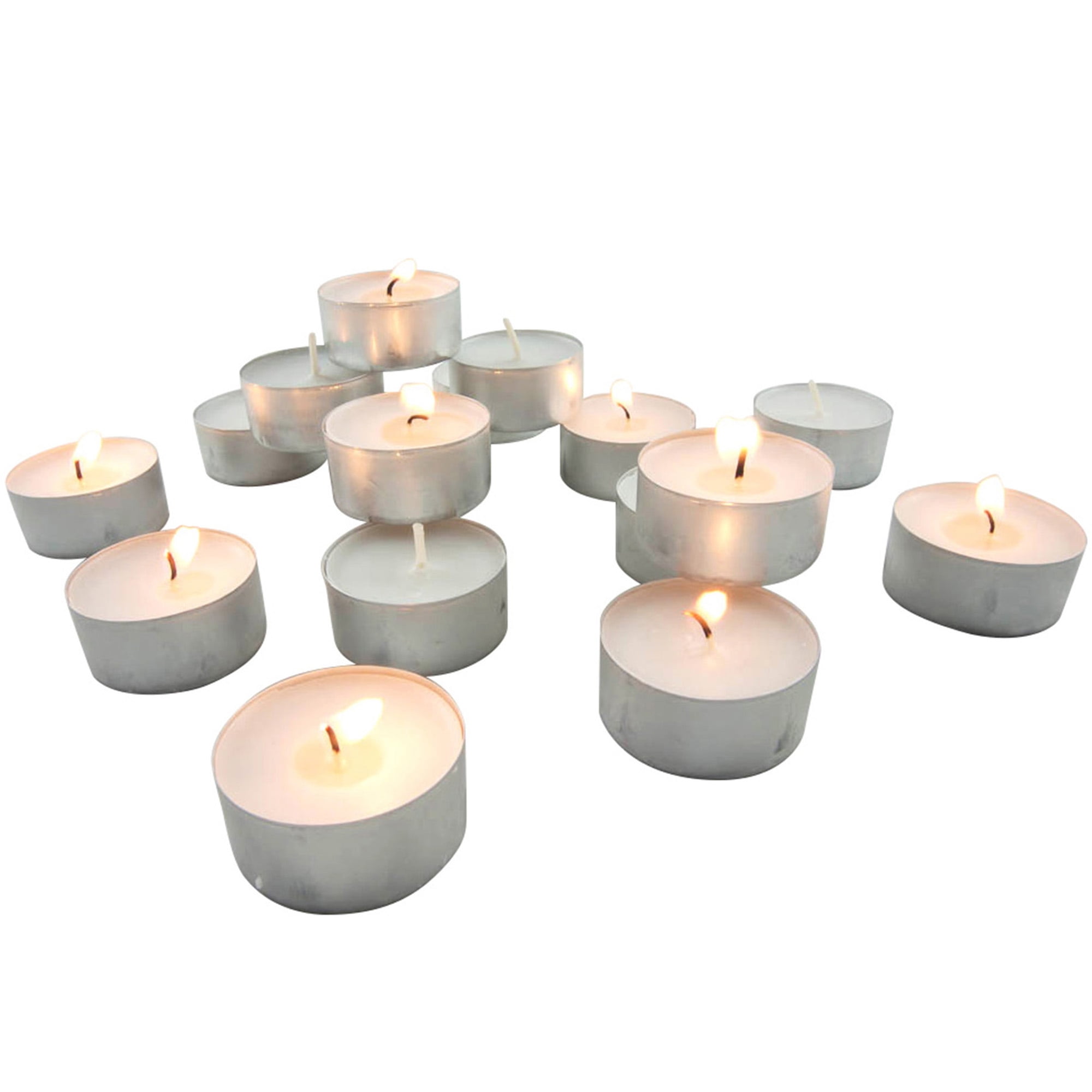 Stonebriar Collection Unscented Tea Light Candles, 200 Pack