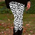 thumbnail image 4 of Gibobby Leggings Afelpados Mujer Casual Comfort Prints Leggings Pantalones yoga Pantalones largos（Blanco， L), 4 of 5