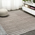 thumbnail image 5 of JONATHAN Y SANTA MONICA 3 x 5 Area Rug, Sukie Offset Stripe - Beige/Brown, SMB133A-3, 5 of 8