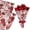 Blood Halloween, variant on Halloween Flower Wrapping Paper - 22in x 10feet Skull Bouquet Wrapping Paper, Florist Supplies Packaging for Halloween, Birthday
