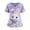 Light Purple #6, variant on Easter Scrub Tops Women Short Sleeve Bunny Egg Hunt Print Funny Shirts V Neck Carrots 2026 Working Uniform with Pockets Purple 5XL