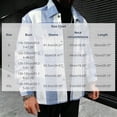 thumbnail image 3 of Men's Thick Long Sleeved Lapel Plaid Jacket Casual Style Loose Lapel Shirt Jacket Light Blue M, 3 of 6