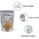 thumbnail image 2 of Resealable Stand Up Clear Mylar Zipper Lock Bags Heat Seal Pouches Gusset Bottom Aluminum Foil Food Storage Packaging Bag (50, 5.5x7.87 inch), 2 of 4