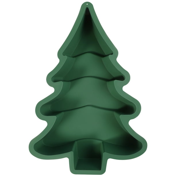Molde de silicona para pastel con forma de árbol de Navidad, molde para hornear pasteles, molde para hornear pasteles caseros, molde para pasteles de fiesta