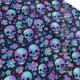 thumbnail image 3 of Fotbe Skull purple flower Gorro Clásico de Béisbol, Gorra Ajustable con Broche Snapback, Gorro de Exterior de Algodón Suave, 3 of 6