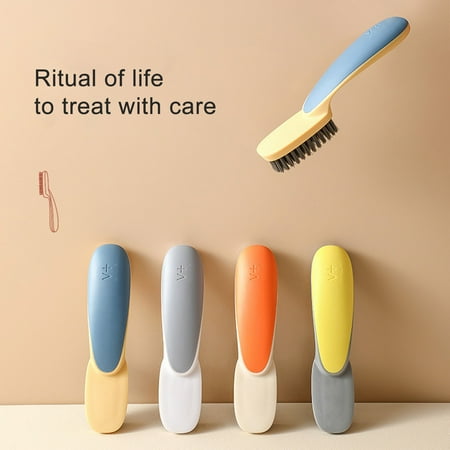 

BetterZ 2Pcs Laundry Brush Soft Bristle Multifunctional Hand Wash Household Cleaning Clothes Brush for Home