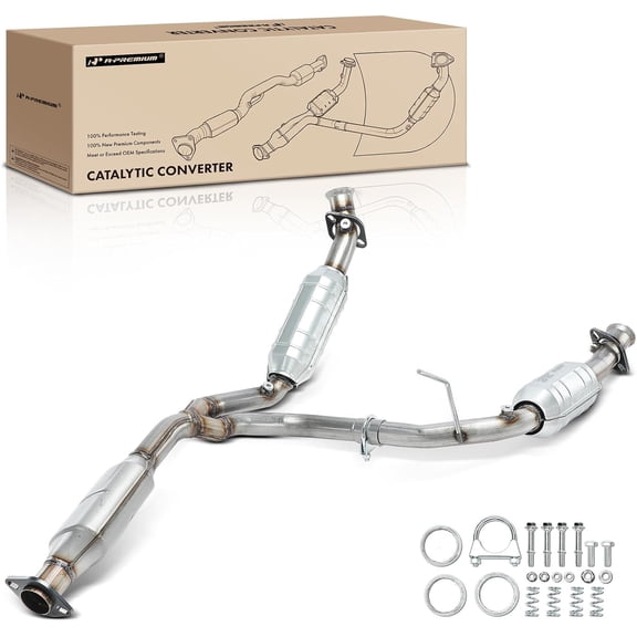 A-Premium Center Catalytic Converter Kit Direct-Fit Compatible with Ford Explorer & Mercury Mountaineer, 2002 2003 2004 2005, 4.6L, E.P.A. Compliant