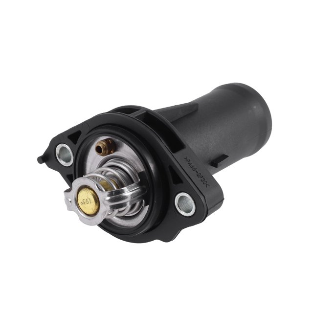 Conjunto de Carcasa de Termostato de Refrigerante del Motor Unique Bargains No.4892307AA para Chrysler Sebring 2007-2010 para Dodge Journey 2009-2010 Plástico Negro