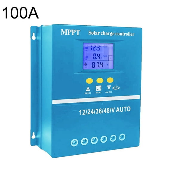 100A MPPT Solar Charge Controller for 12V-48V Battery Systems with Dual USB Ports