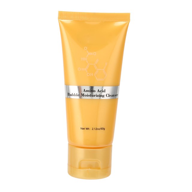 Limpiador facial espumoso con aminoácidos, limpiador facial hidratante de seguridad para pieles ácidas, 60g