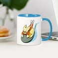 thumbnail image 3 of CafePress - Yellow Lab Sled Mug - 11 oz Ceramic Mug - Novelty Coffee Tea Cup, 3 of 4