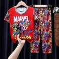 thumbnail image 1 of Ensemble de Pyjamas à Manches Courtes pour Garçons Enfants avec Imprimé Dessin Animé, 1 of 2