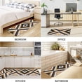 thumbnail image 6 of Home Decor Kitchen Mat Set, Abstract Concrete Wood Design, Non-Slip Flannel Carpet for Bedroom Living Room Kitchen Bathroom Entrance, 6 of 13