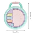 thumbnail image 3 of Aodebiao Electronic Hand Clap Drum Toy with Light & Music Early Learning Sensory Play Interactive Fun Developmental Grasp Training Plastic Percussion Instrument for Toddlers Birthday Gift, 3 of 8