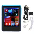 thumbnail image 1 of Bluetooth 5.0 HD MP3 Player Touch Screen Music Recording FM Radio Electronic Speaker Blue 4GB+128GB(Memory Card), 1 of 4