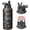 1660-多色自带手柄汽车杯40OZ-上留口-全幅7.1, variant on Cute Halloween 32oz Stainless Steel Tumbler with Handle and Straw – Pumpkin Witch Ghost Travel Mug – Vacuum Insulated Reusable Cup for Fall Gift Women Men