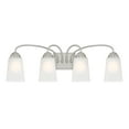 thumbnail image 2 of Designers Fountain Malone 4 Light Brushed Nickel Bathroom Vanity Light Fixture, D267M-4B-BN, 2 of 5