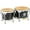 Vintage Black, variant on MEINL Woodcraft Bongos 7 and 8.5 in. Vintage Black