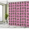 thumbnail image 4 of Ambesonne Garden Art Shower Curtain, Roses and Gerbera, 69"Wx75"L, Pink Pale Green, 4 of 4