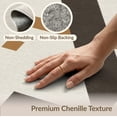 thumbnail image 6 of ODIKA 4'x6' Ivory Geometric Abstract Washable Area Rug Modern Design With Bold Graphic Ornamental Stain Resistant, Low Pile, Easy Care for Dorm Room, Small Living, 6 of 7