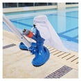 thumbnail image 2 of Swimming Pool Vacuum Cleaner Cleaning Tool Semicircular Suction Head Pond Fountain Spa Pool Vacuum Cleaner Brush Kit ,Easy to Use, 2 of 7