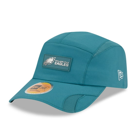 Men's New Era Midnight Green Philadelphia Eagles 2025 Sideline  Runner Adjustable Hat