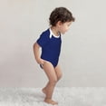 thumbnail image 3 of Rocae Navy Blue for Baby Cotton Short-Sleeve Bodysuits for Unisex Onesies Bodysuit-18 Months, 3 of 7