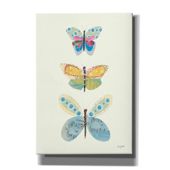 Epic Graffiti 'Butterfly Charts IV' by Courtney Prahl, Canvas Wall Art, 18"x26"