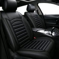 thumbnail image 7 of 2pcs Front Seat Covers Customed For Toyota Corolla Car Seat Covers PU Leather Auto Seat Cushions Protector Front Seats for Camry RAV4 Prius Avalon Echo Matrix Black, 7 of 7