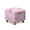 Egg Rabbit Butterfly Tulip Print Pink, variant on SCRAWLGOD Fur Pattern Leopard Print Violet Black Ottoman Cover Square Stretch Slipcover for Square Ottomans, Anti-Slip Footstool Cover with Elastic Bottom, Machine Washable