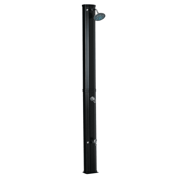 Outsunny 7ft Outdoor Solar Heated Shower for Backyard Pool