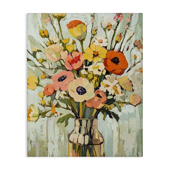 Stupell Industries Contemporary Painterly Bouquet Arrangement Canvas Art, 16 x 20, by Franklyn Gregory