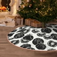 thumbnail image 4 of Salouo Hand Drawn Tomatoes Christmas Tree Skirt 48" Farmhouse Christmas Decorations Snowman Xmas Tree Skirt Tree Mat for Holiday Party Decor, 4 of 8