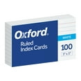 thumbnail image 3 of Oxford Ruled Index Cards, 3" x 5", White, 100 per Pack, 3 of 4