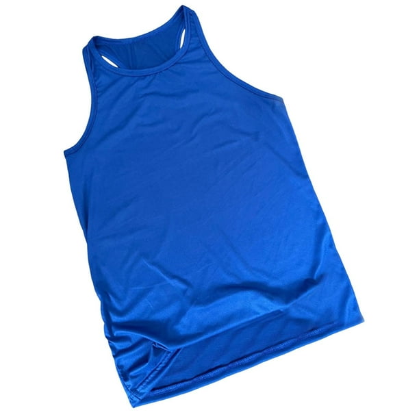 Hombres Moda Casual sin Mangas Suéter Sólido Cuello Redondo Tanque Deportivo