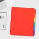 thumbnail image 2 of Divider sheets, insertable large tabs – thick index organizer, divider pockets for school, classroom, workplace, 2 of 5