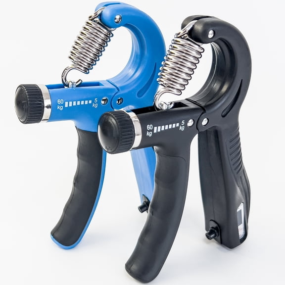 Hand Grip Strengthener 2 Pack, Adjustable Resistance 10-130 lbs Forearm ExerciserGrip Strength Trainer for Muscle Building