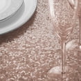 thumbnail image 4 of Lann's Linens 12" x 72" Rose Gold Sequin Table Runner, Sparkly Tablecloth Cover for Wedding, Party, Banquet, 4 of 4